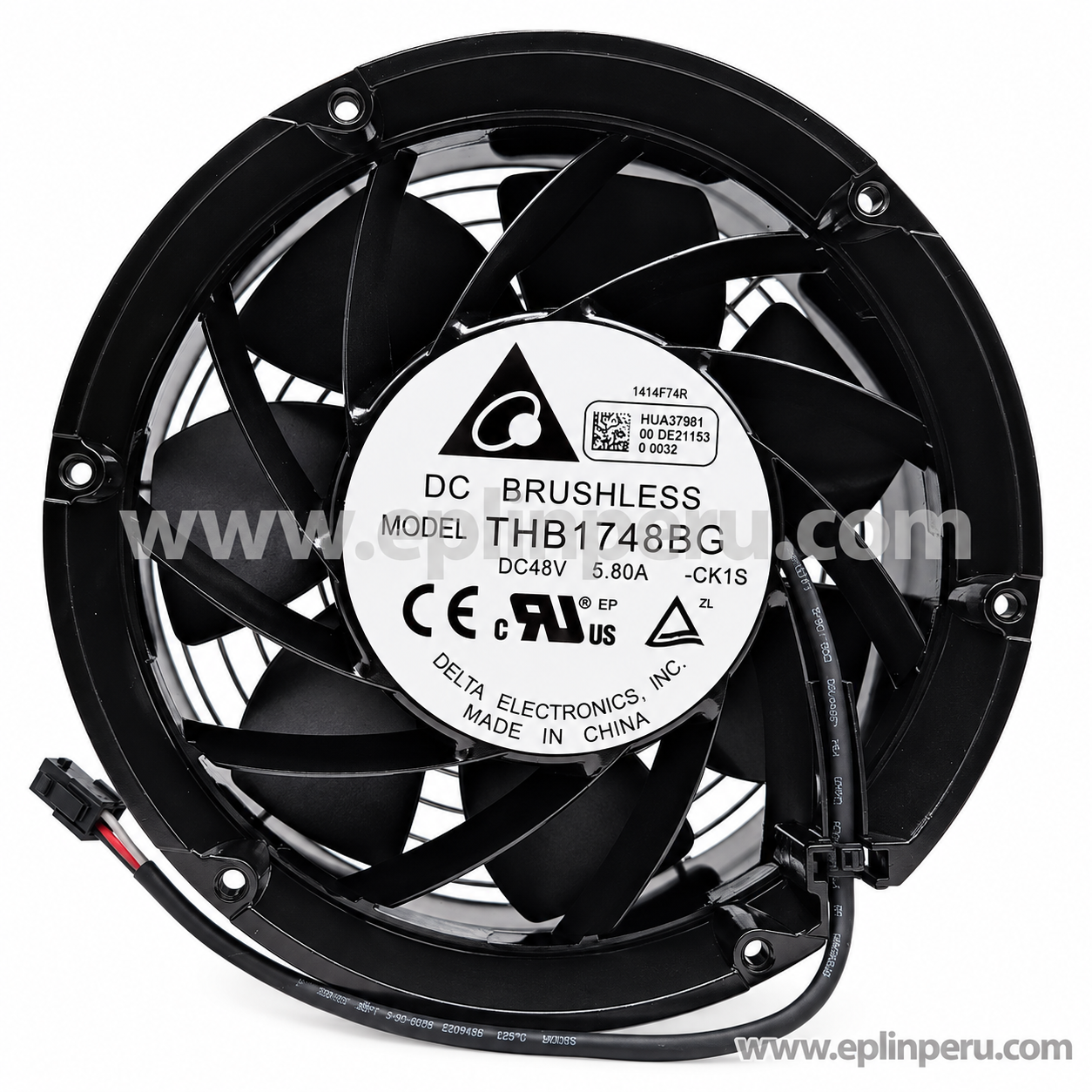 Ventilador THB1748BG-CK1S de 48 V y 5,80 A para Schneider Electric Altivar ATV630